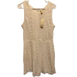 Japna Lace Sleeveless Lavender Dress Sz L